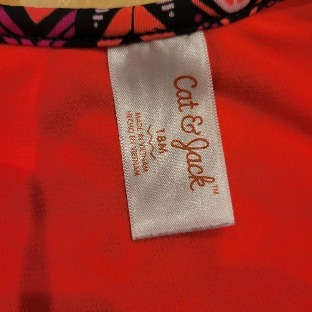 Cat & Jack Kids Girls One Piece Swim Suit Size 18 Months